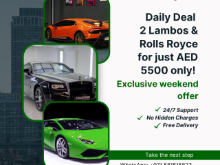 Lamborghini & Rolls Royce Offer